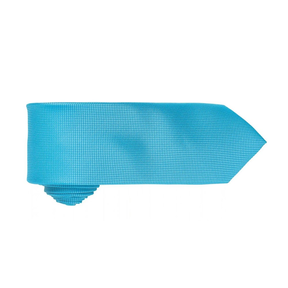 Premier Mens Micro Waffle Formal Work Tie (Pack of 2) - Turquoise