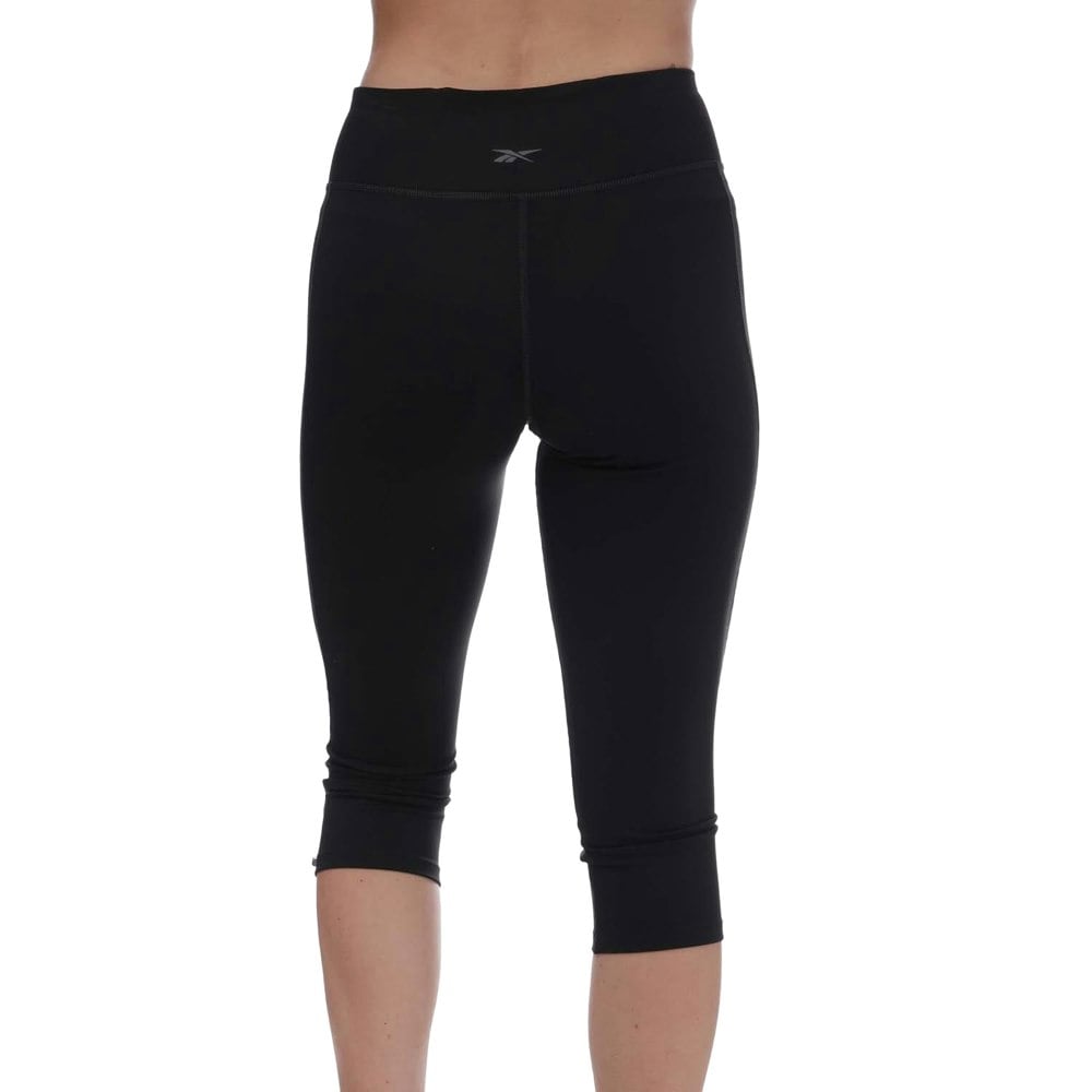 Reebok Womens/Ladies Workout Ready Basic Capri Tights - Black