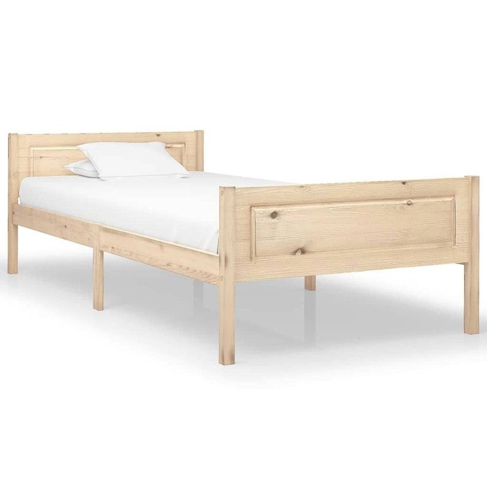 Berkfield Bed Frame Solid Pinewood 90x200 cm