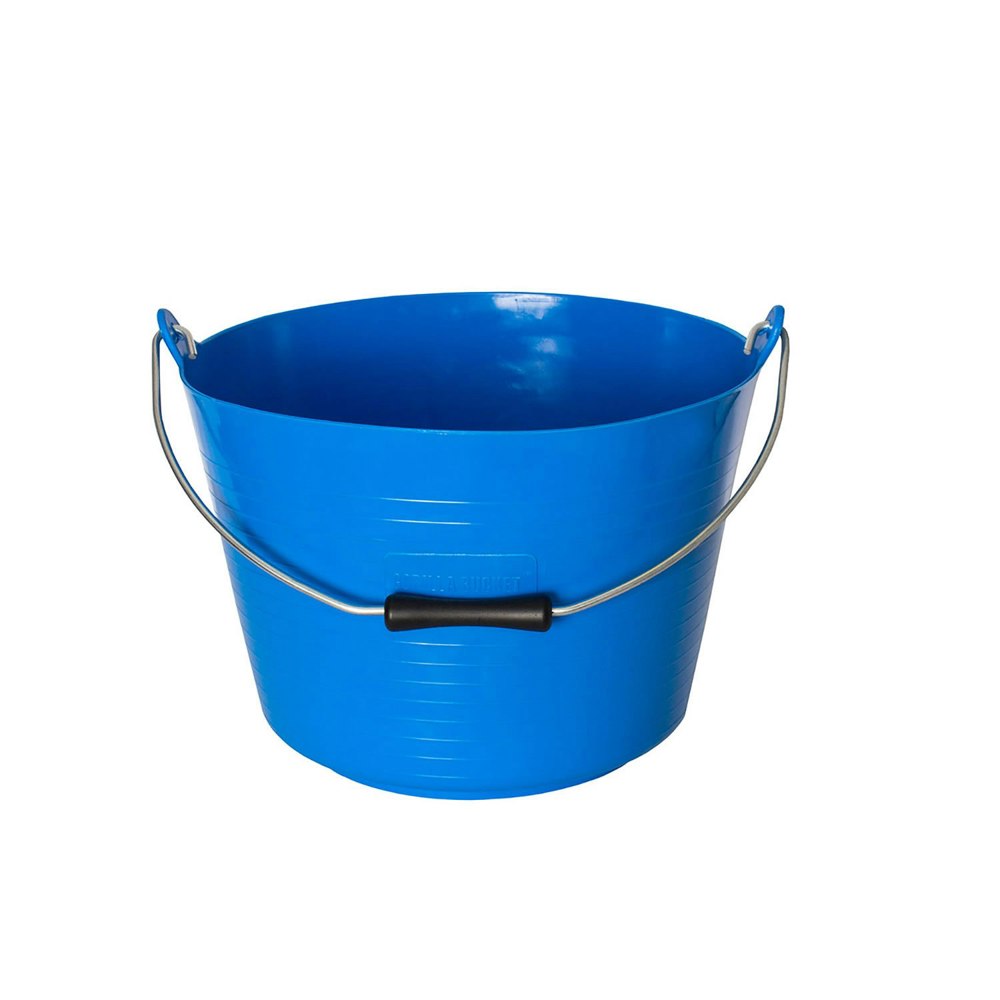 Red Gorilla Horse Feed Bucket - Blue