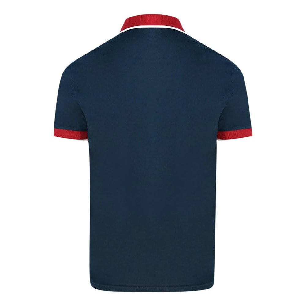 North Sails Colour Block Polo Shirt - Navy Blue