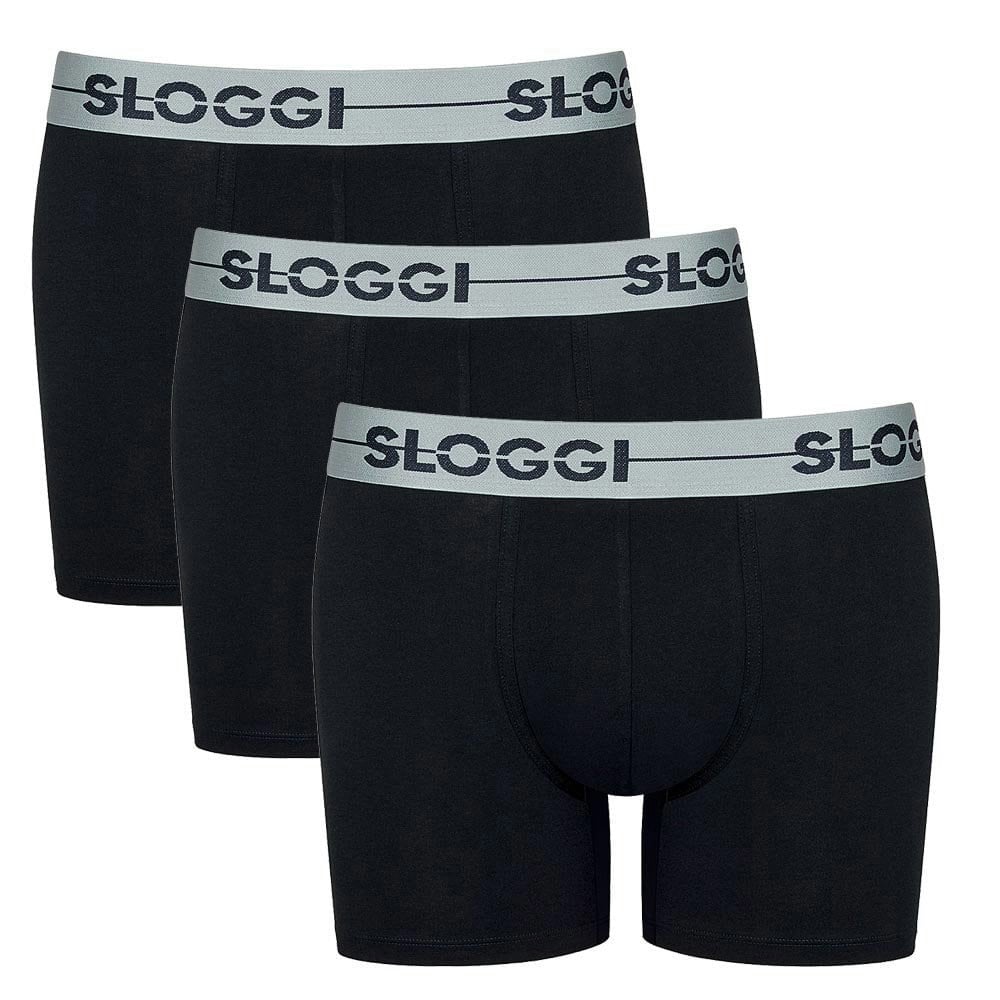 Sloggi GO 3-Pack Short, Black