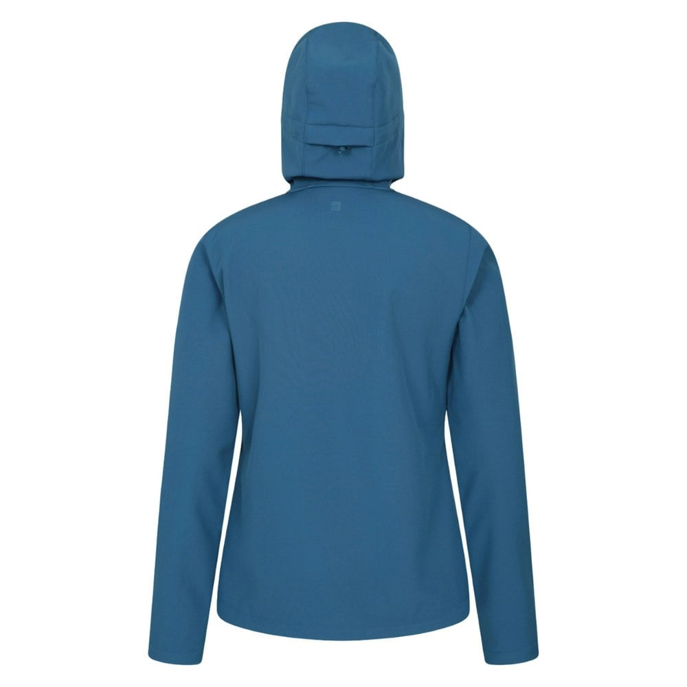 Mountain Warehouse Women's Exodus Water Resistant Soft Shell Jacket - Blue