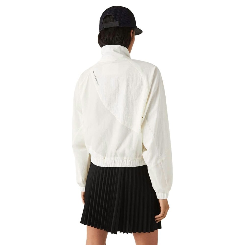Lacoste Womens/Ladies Mesh Lined Jacket - Cream