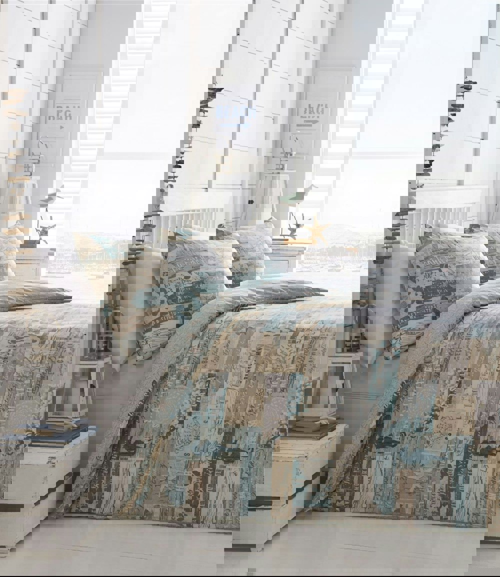 Portfolio Home Seaside Vibes Duvet Cover Set