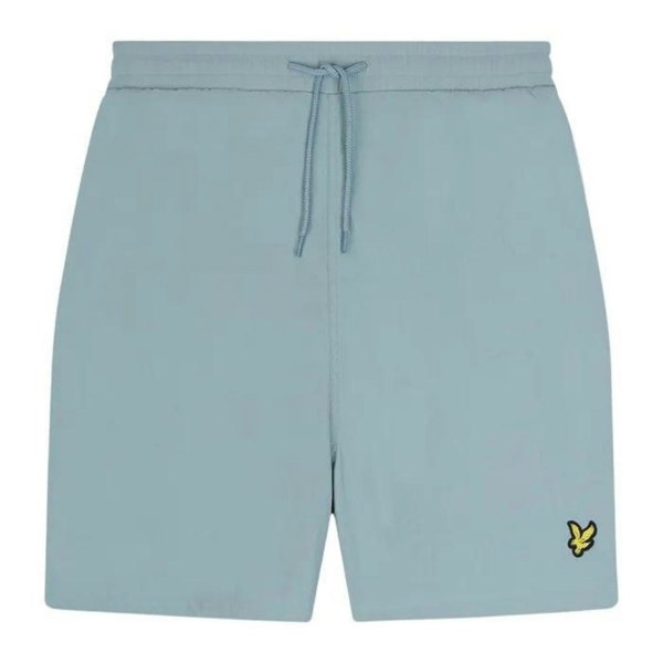 Lyle & Scott Branded Logo Slate Blue Swim Shorts M