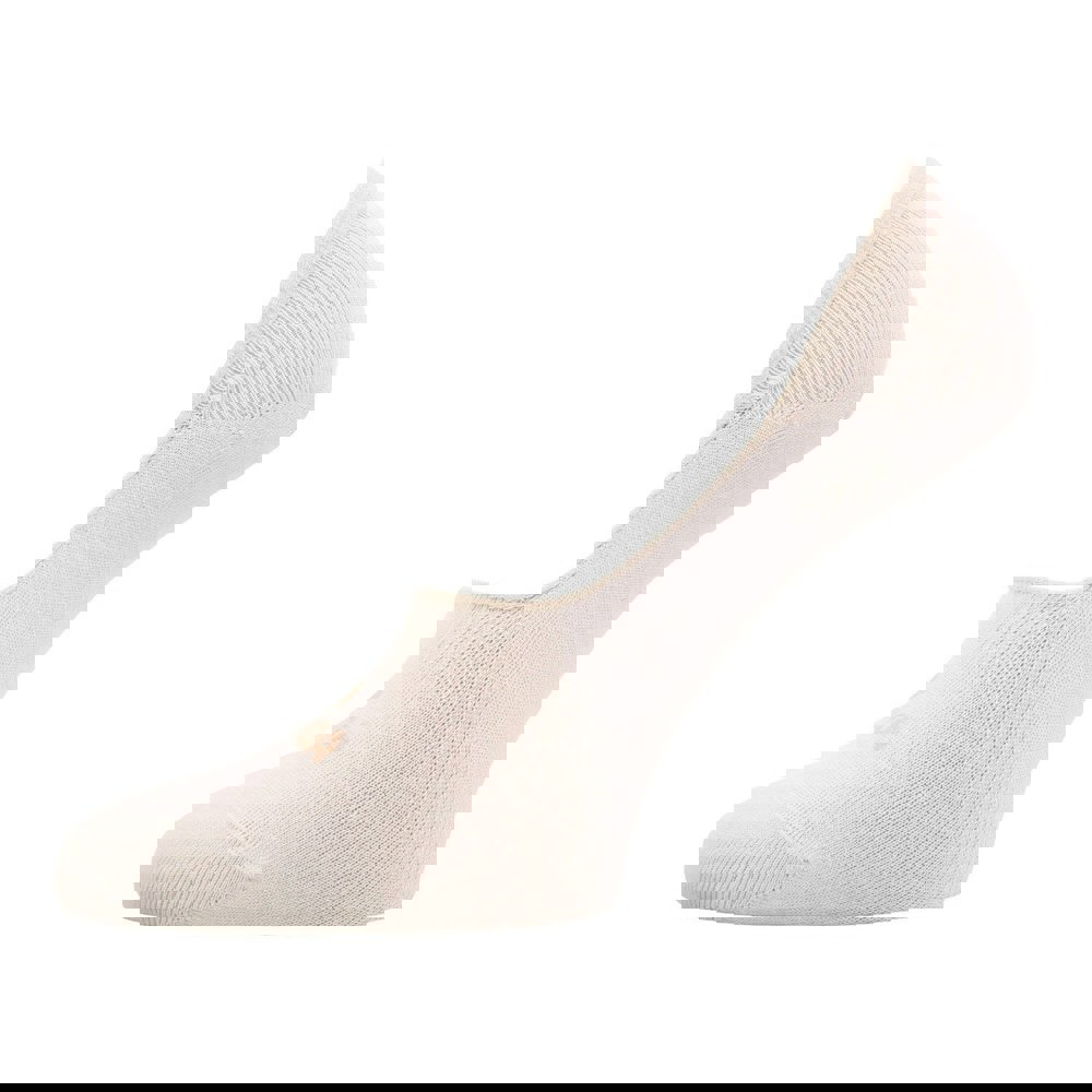 Superga Womens/Ladies No Show Socks (Pack of 3) - Orange/Beige/Light Beige