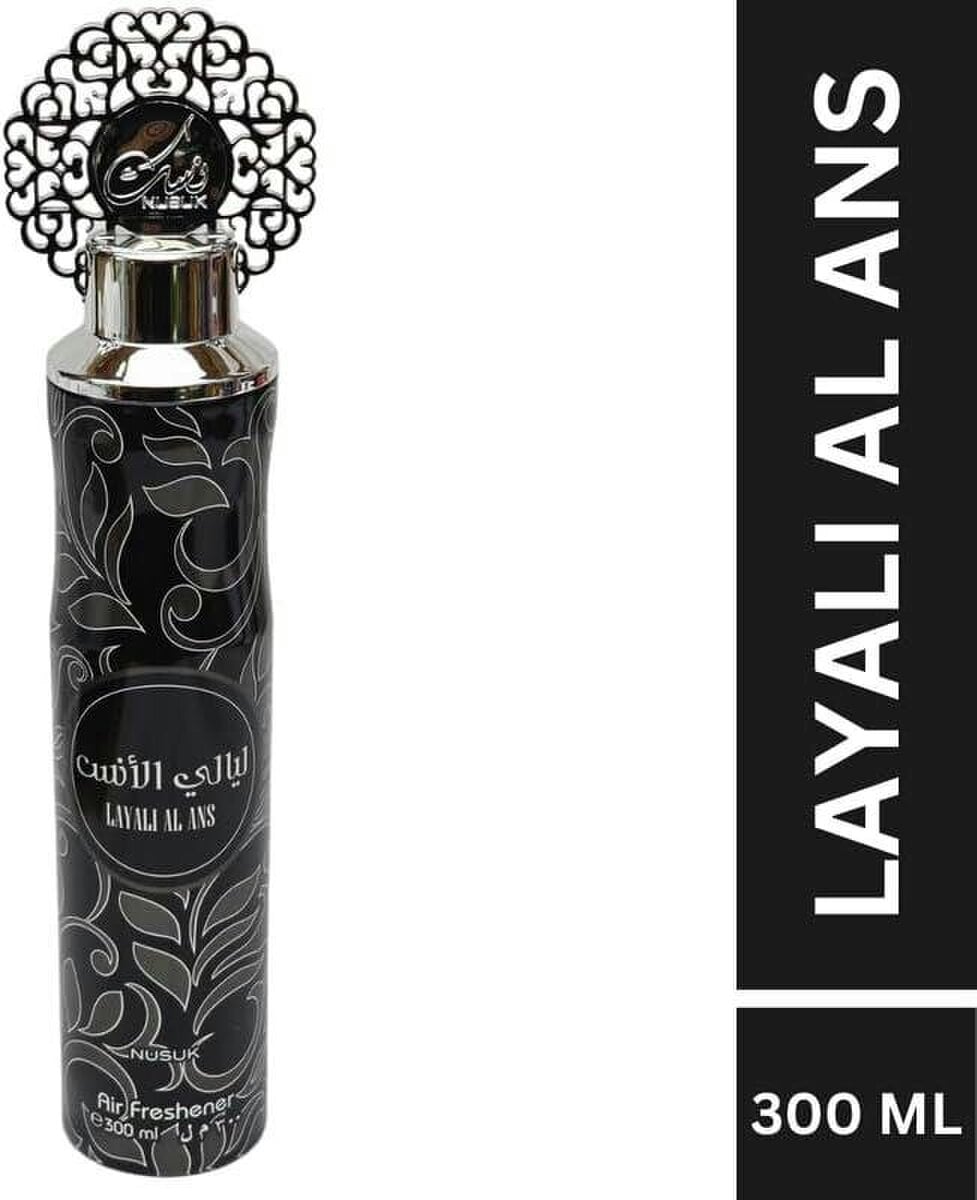 Nusuk Layali Al Ans Al Musk Room Freshener Spray 300ml