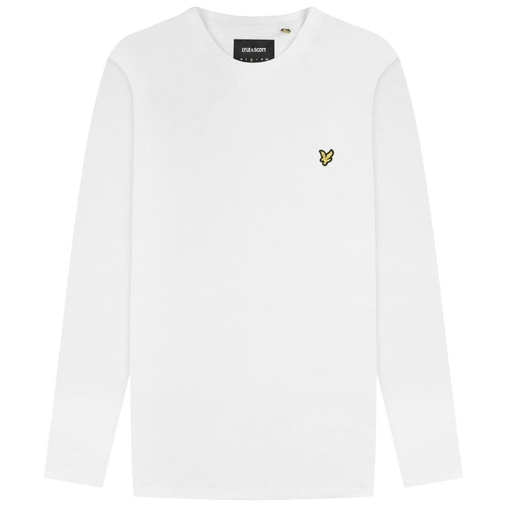 Lyle & Scott Branded Long Sleeve T-Shirt - White