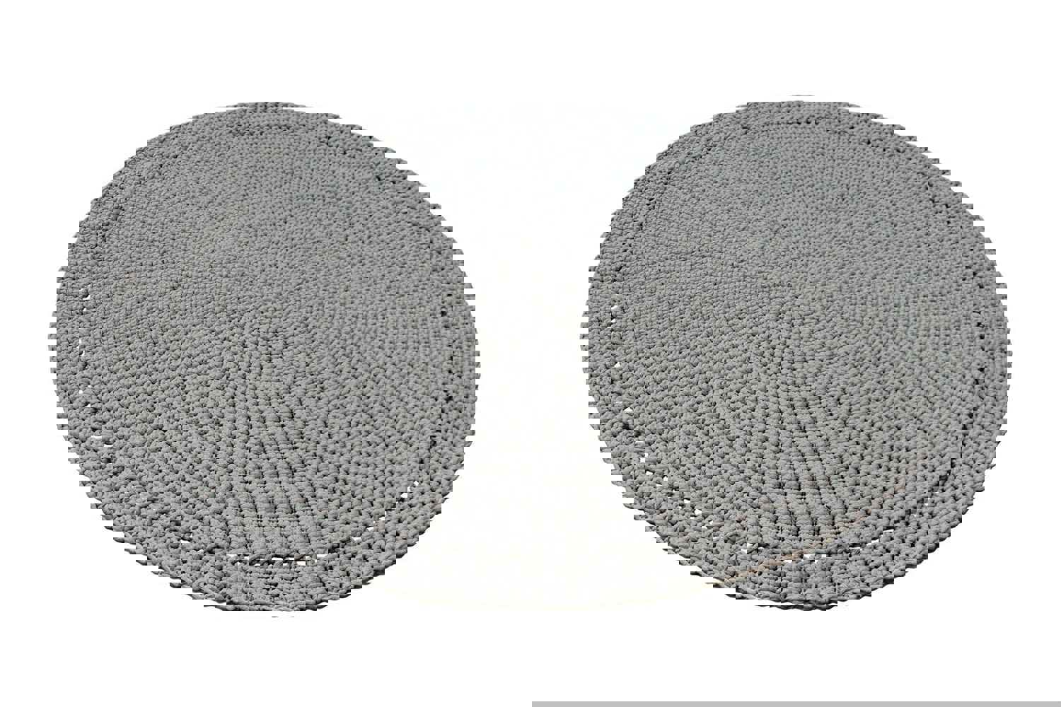 Crocheted rug NEBO | DARK GREY - Zuri House