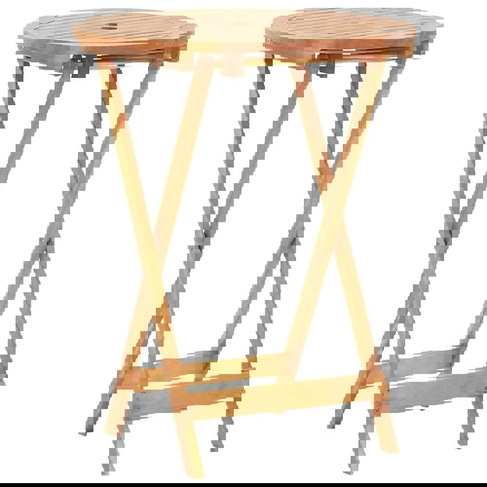 Berkfield Folding Garden Table 60x75 cm Solid Acacia Wood
