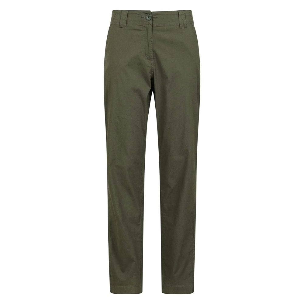 Mountain Warehouse Women's Coastal Stretch Regular Trousers - Khaki Green