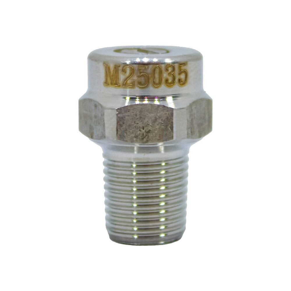 Equip2clean 1/8" BSP Rotary Surface Cleaner Nozzle – 25° 035 (25035) Stainless Steel