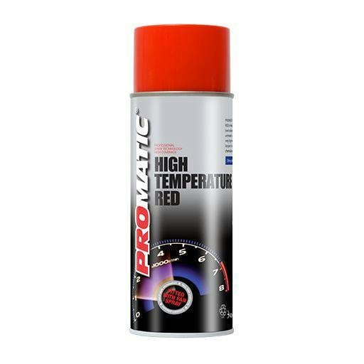 Promatic 5X Promatic Red High Temperature Spray Paint 400ml