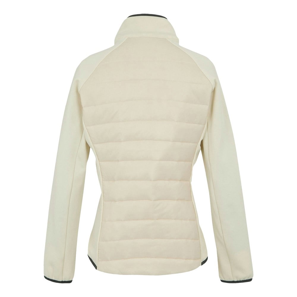 Regatta Womens/Ladies Clumber V Hybrid Jacket - Light Vanilla/Seal Grey