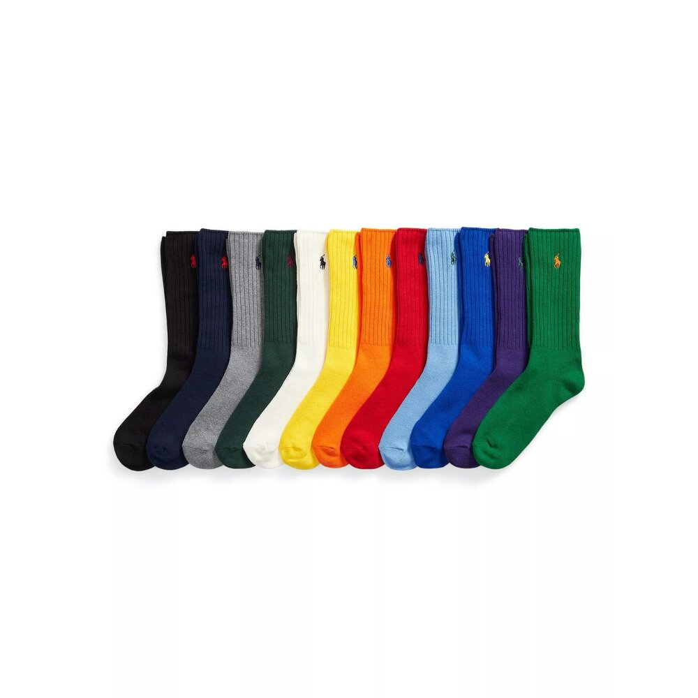 Polo Ralph Lauren CLASSIC CREW Socks   in  Multicoloured