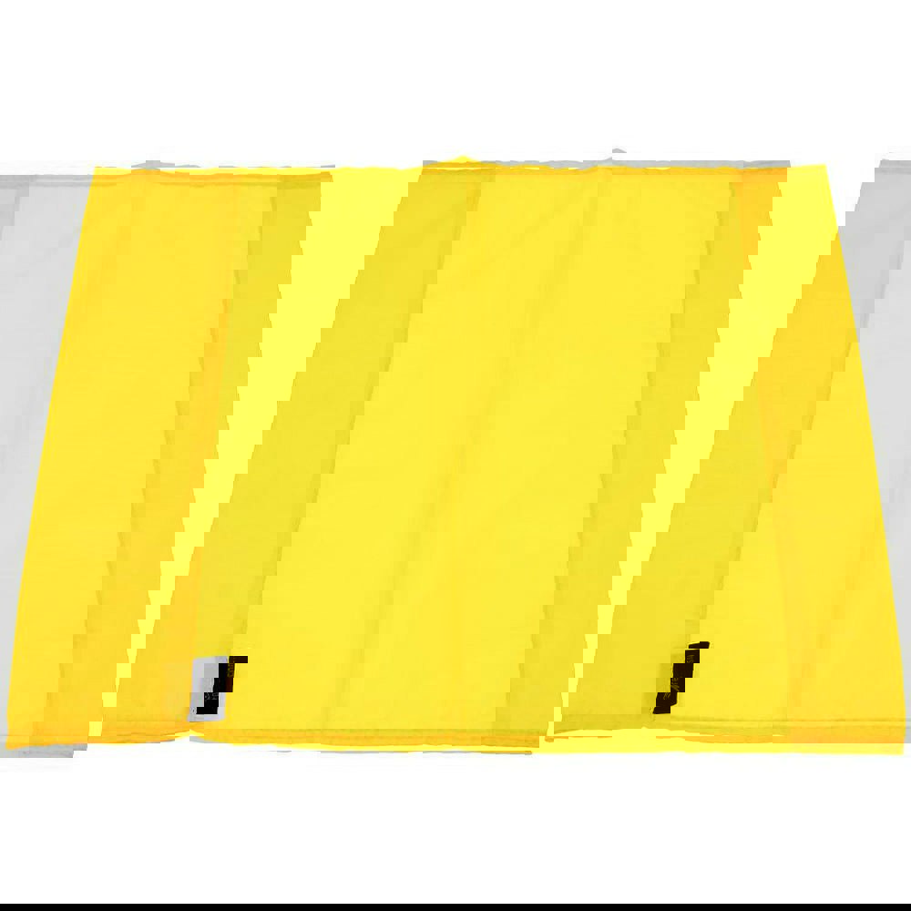 Single All Weather Football Corner Flag - YELLOW - Outdoor Polyester