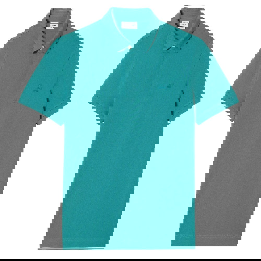 Lacoste Mens Paris Stretch Regular Polo Shirt - Teal