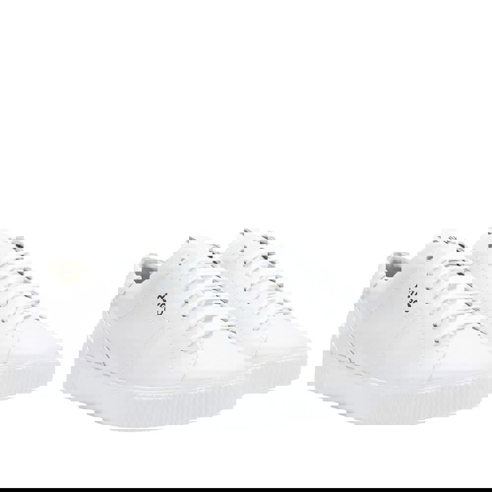 Hugo Mens Zero Leather Tennis Trainers - White