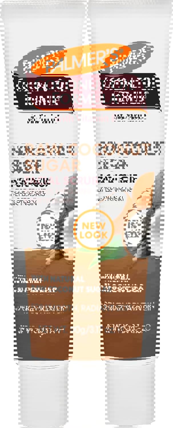 Palmers Palmer's Coconut Oil Formula Raw Coconut Sugar Facial Scrub 90g Pack of 2
