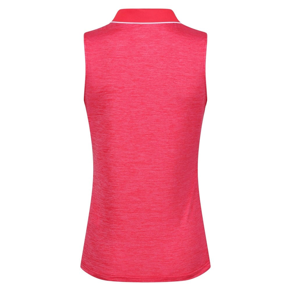 Regatta Womens/Ladies Tima II Sleeveless Polo Shirt - Pink Potion/Flamingo Pink