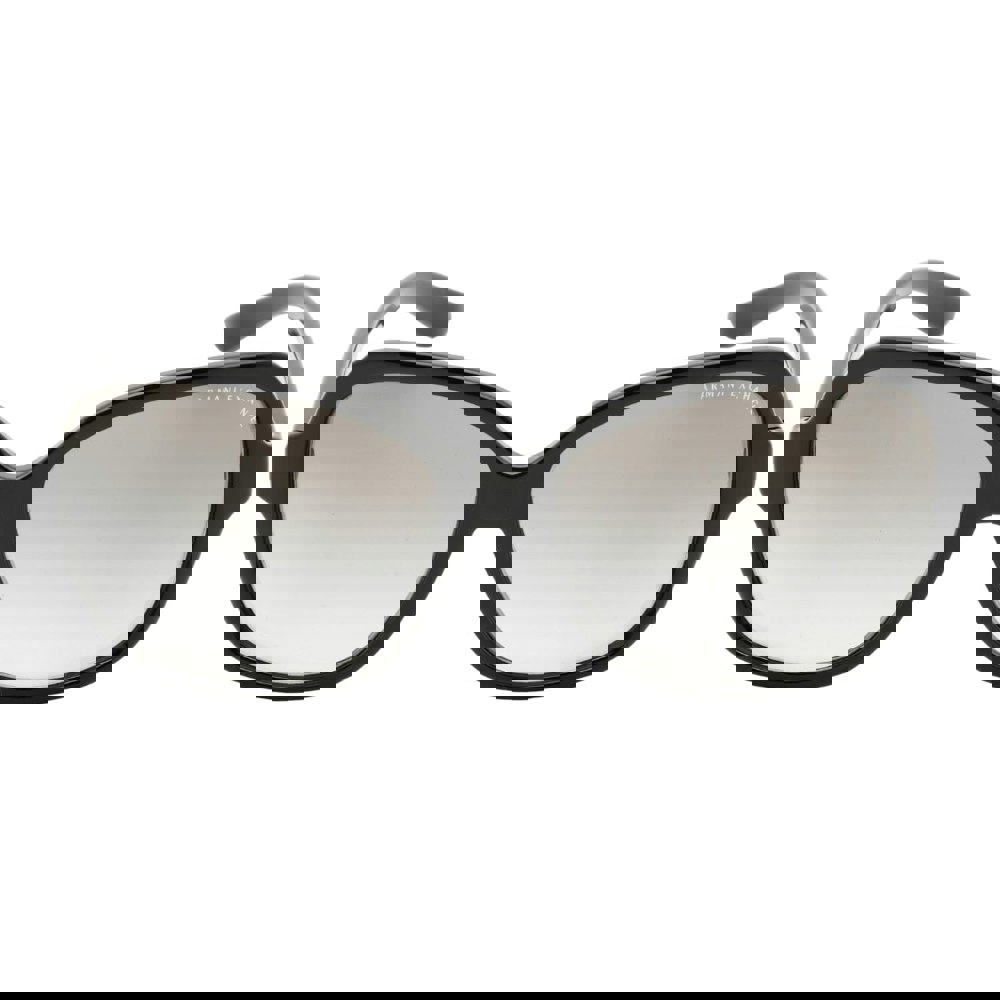 Armani Exchange Grey Gradient Lens Black Sunglasses