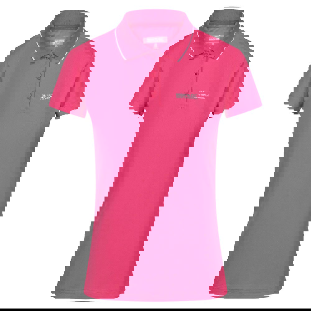 Regatta Womens/Ladies Maverick V Polo Shirt - Flamingo Pink