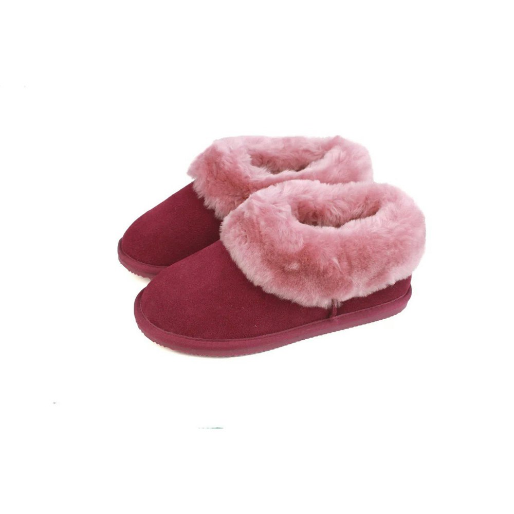 Eastern Counties Leather Womens/Ladies Elena Sheepskin Slipper Boots - Wine