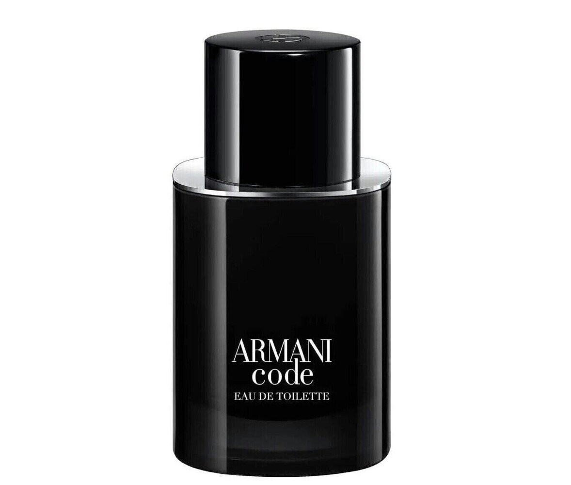Giorgio Armani Armani Code 50ml Eau De Toilette EDT Rechargeable Refillable Spray For Him