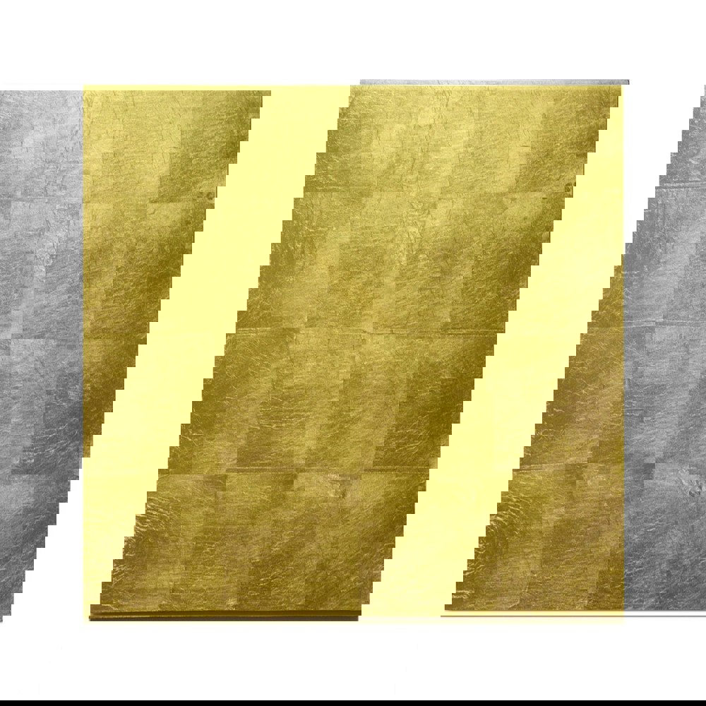 Placemat in Gold Leaf. Square gold placemat