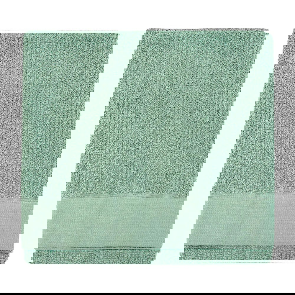 Furn Textured Weave Bath Towel - Smoke green