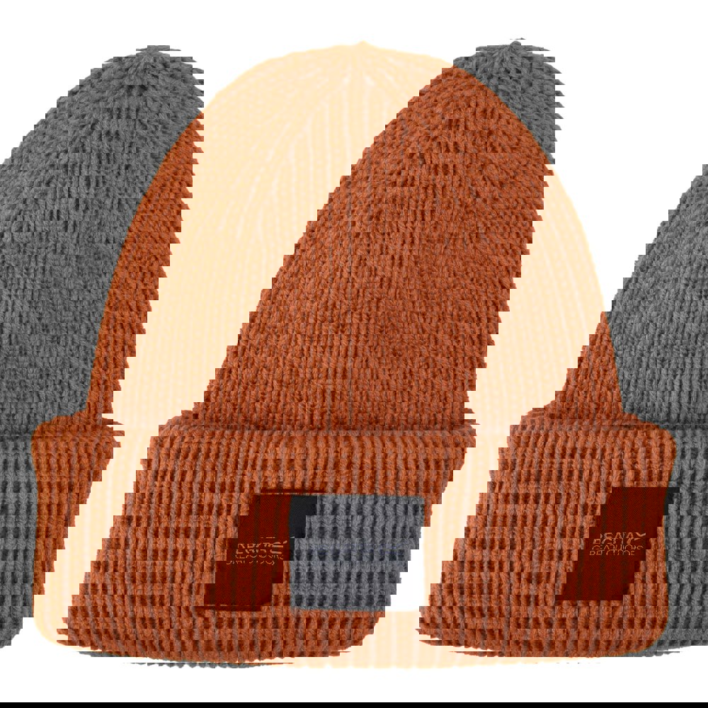 Regatta Unisex Adult Connora Fisherman Christian Lacroix Knitted Beanie - Carrot