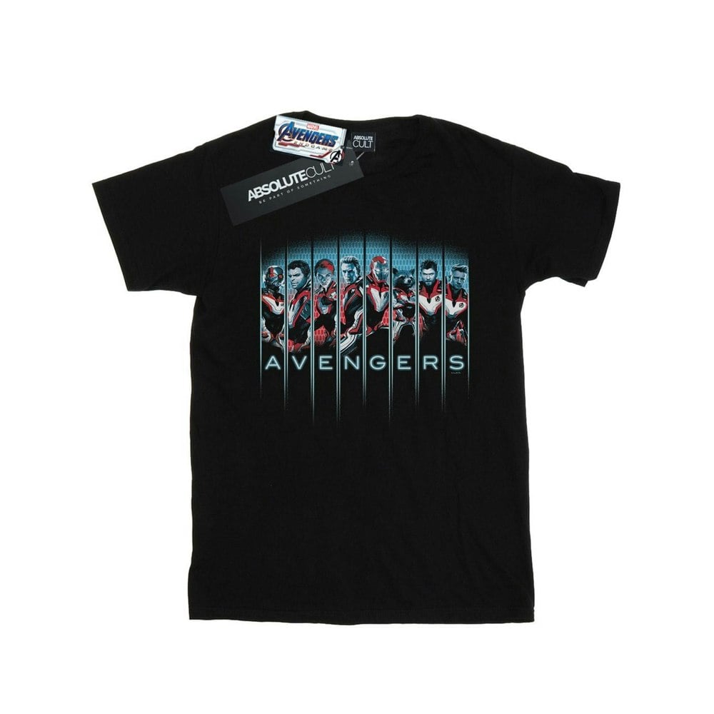 Marvel Boys Avengers Endgame Team Tech Assemble T-Shirt - Black