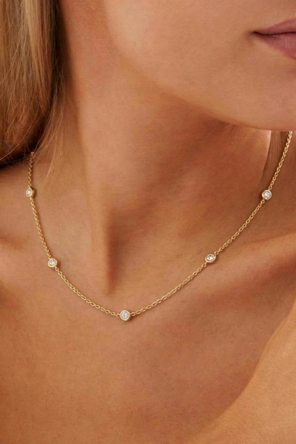 Serla 18K Gold Plated Bubble Necklace