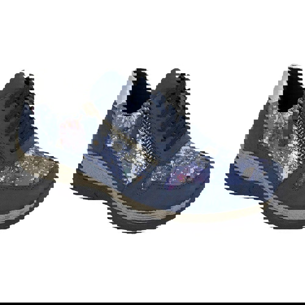 Cipriata Womens/Ladies Clita Floral Trainers - Navy