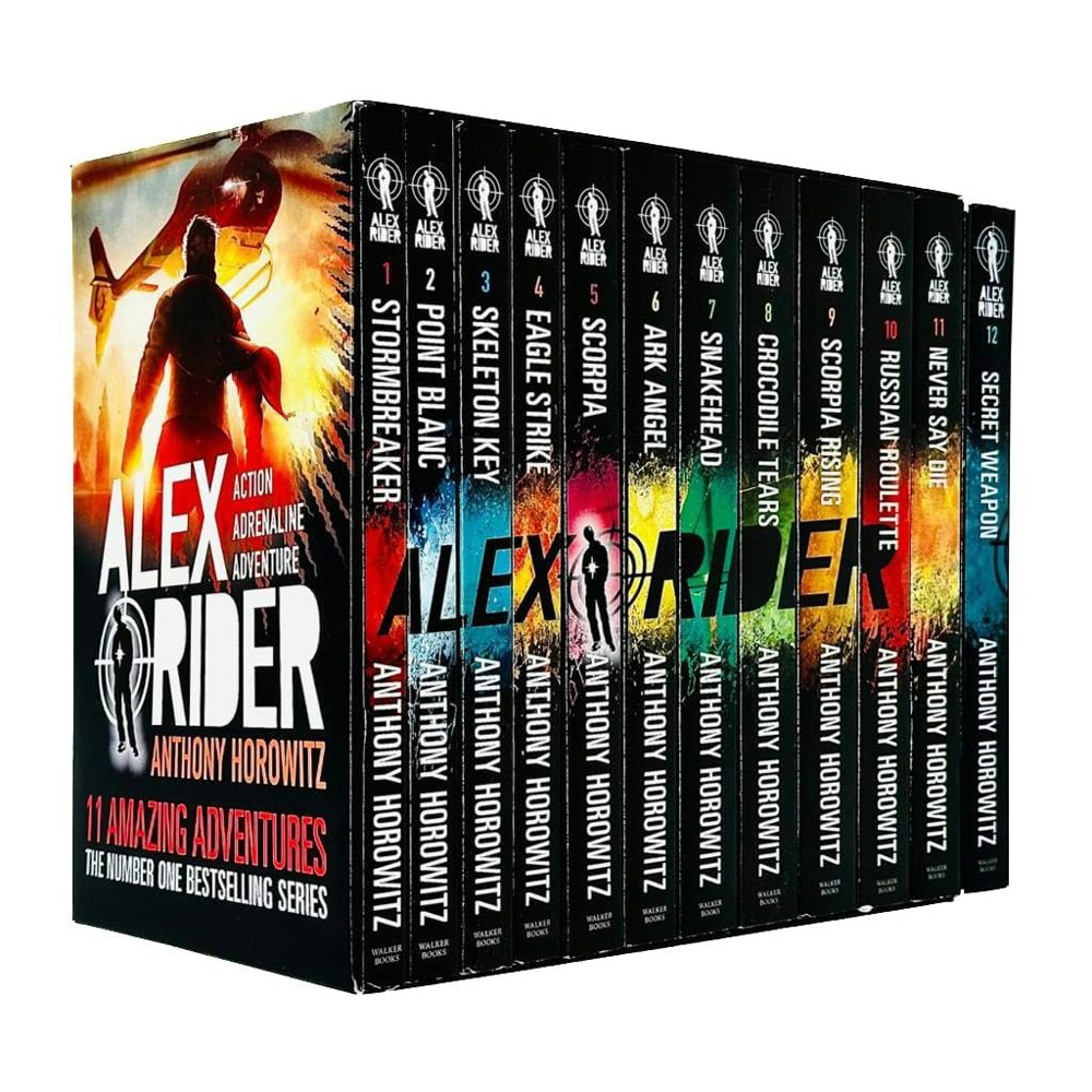 Walker Books Alex Rider 12 Books Collection Set By Anthony Horowitz