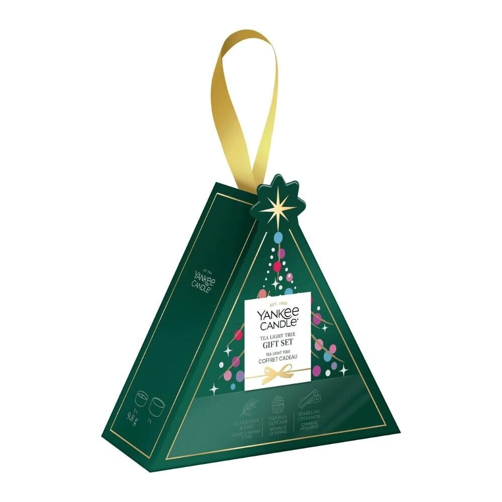 Yankee Candle 3 Tealights & 1 Holder Christmas Gift Set