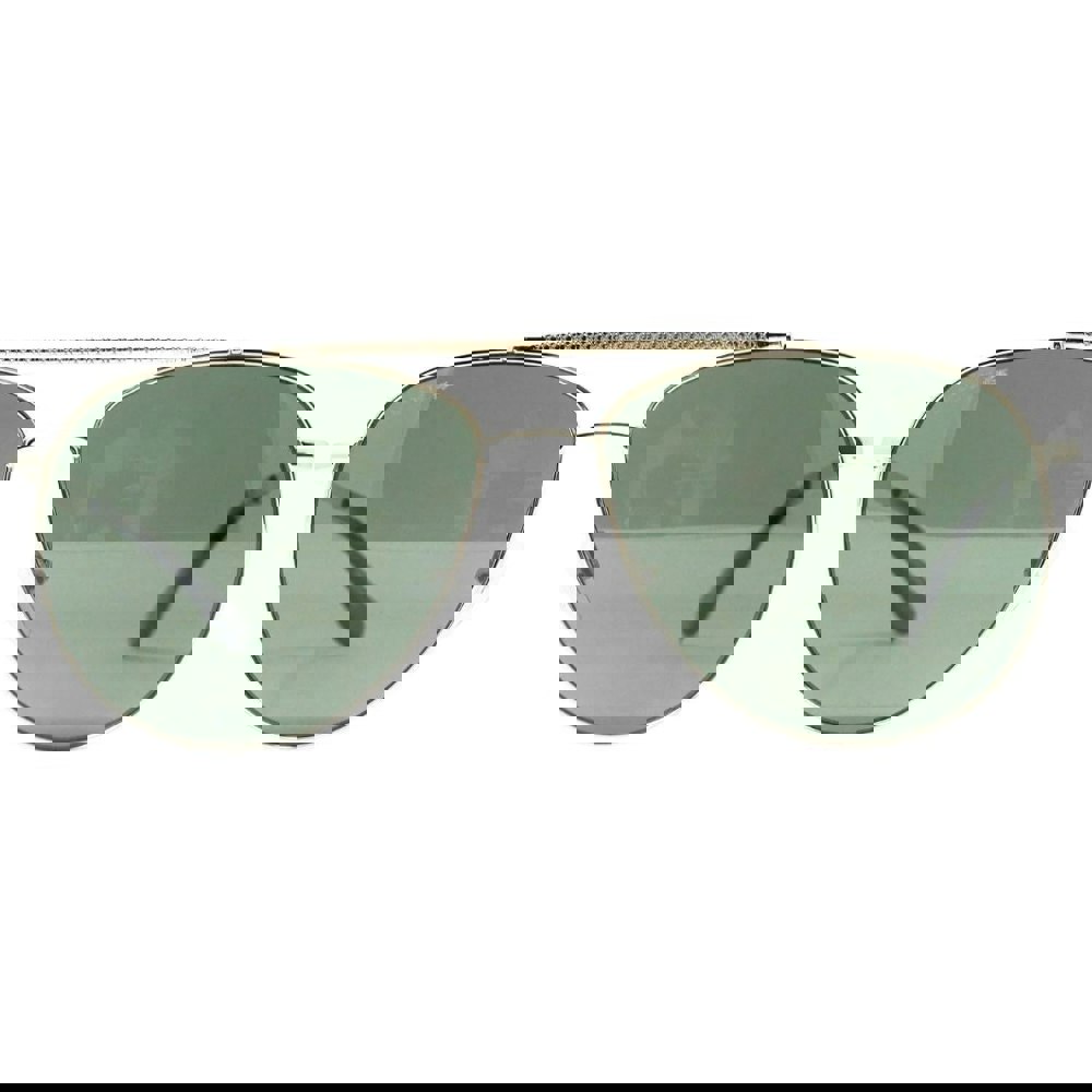 Lacoste Grey Polarized Lens Gold Sunglasses