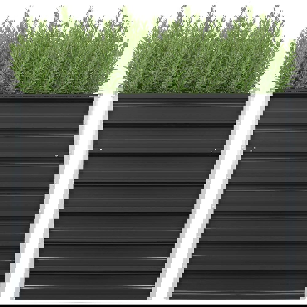 Berkfield Garden Raised Bed Anthracite 100x40x77 cm Galvanised Steel