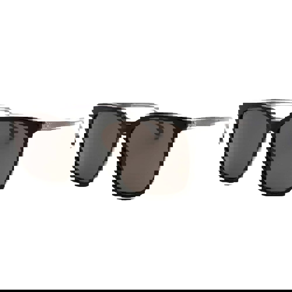 Hugo Boss Grey Lens Black Sunglasses One Size