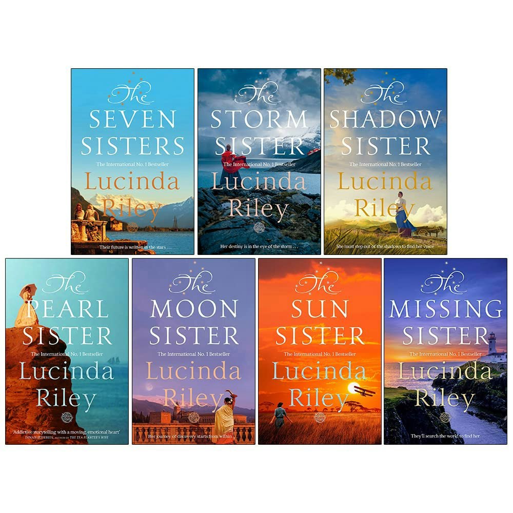 Macmillan Lucinda Riley Seven Sister 7 Books Collection Set Storm Sister, Seven Sisters, Sun Sister