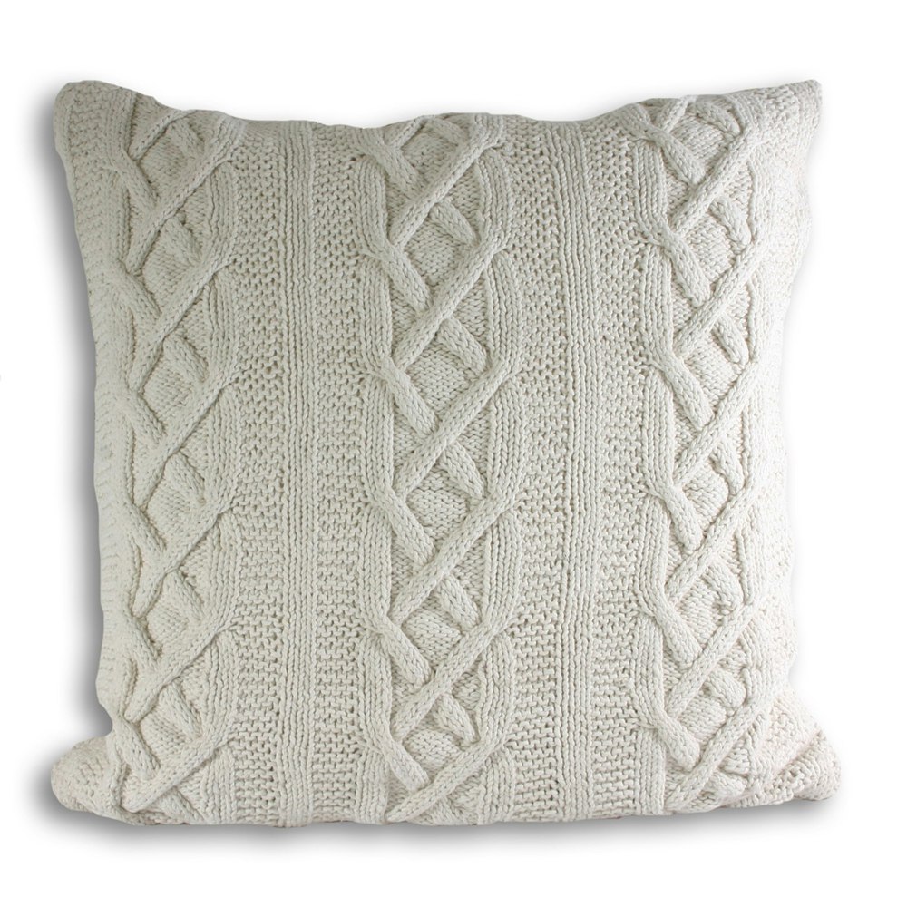 Riva Home Aran Cushion Cover - Cream