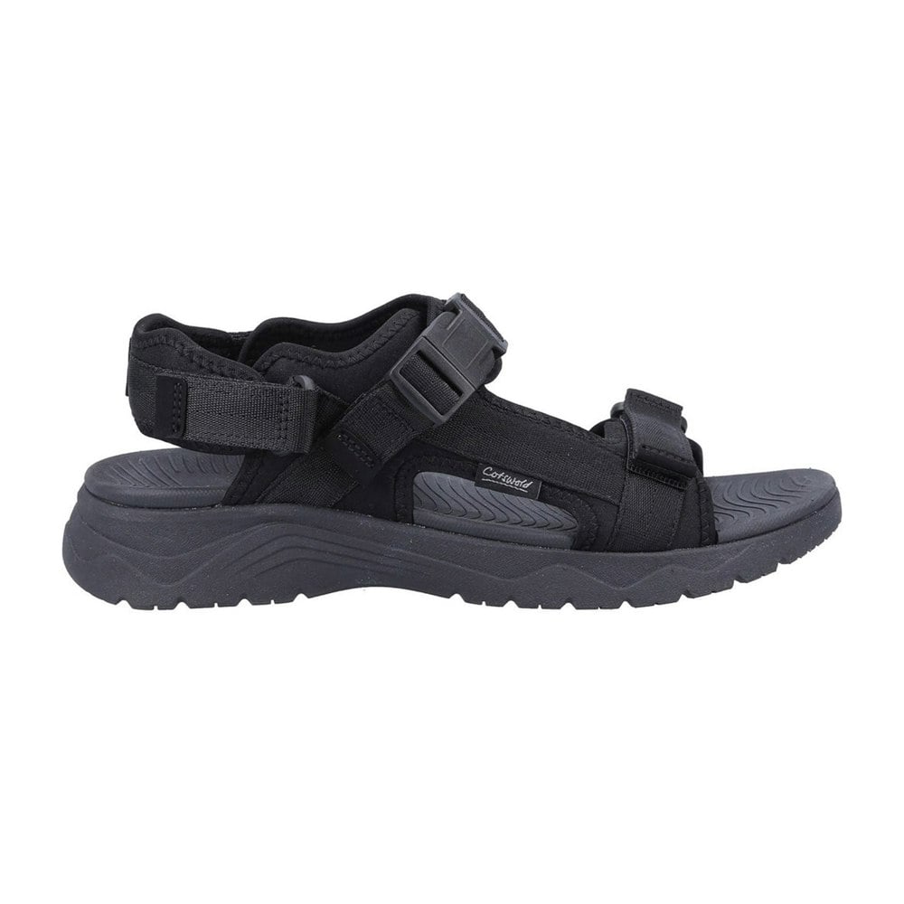 Cotswold Mens Buckland Sandals - Black