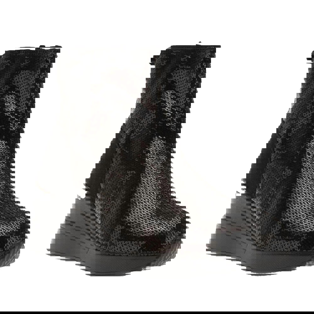 Dune London Womens/Ladies Effecting Sequins Wedge Boots - Black