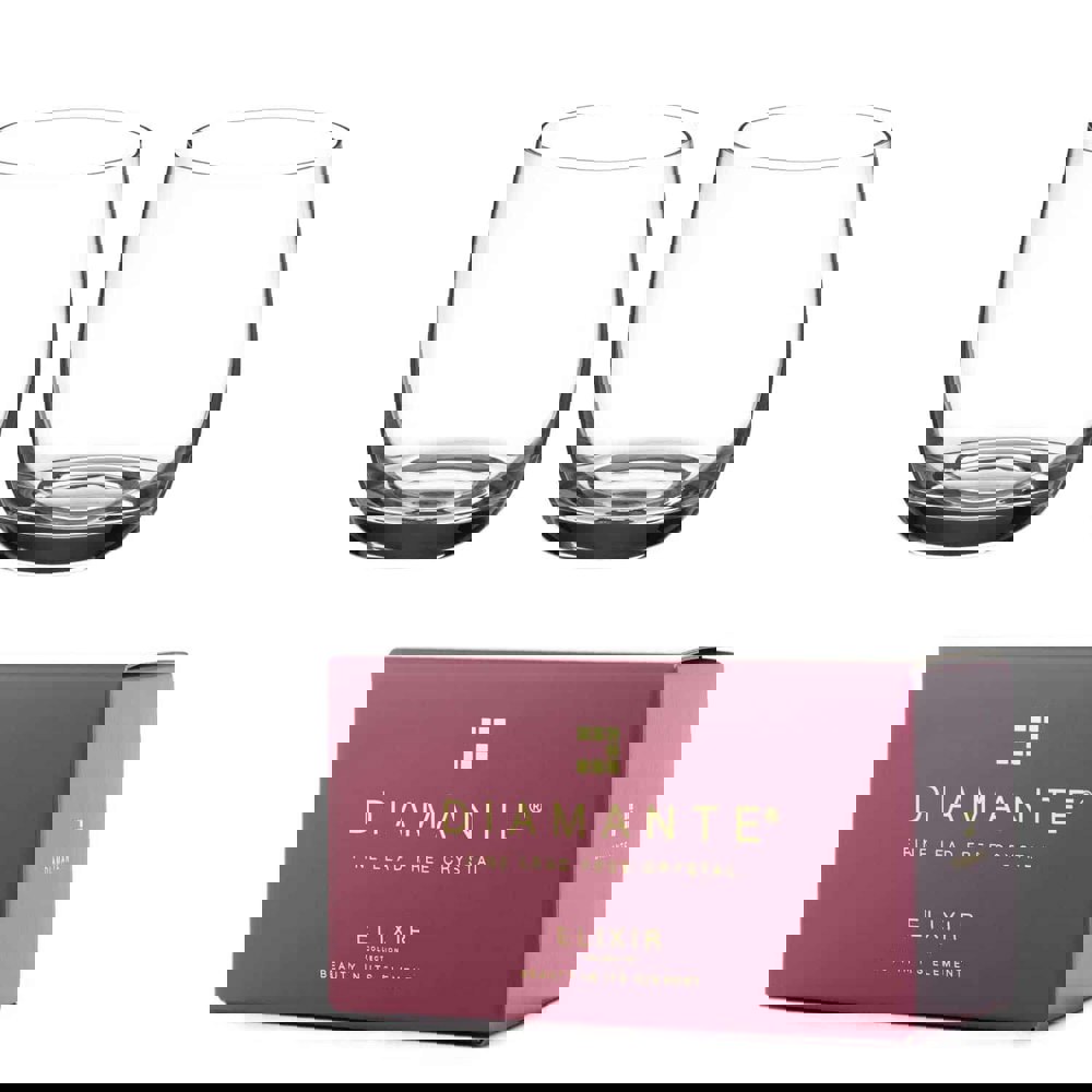 Diamante Moda Crystal Whisky Tumblers - Set of 2