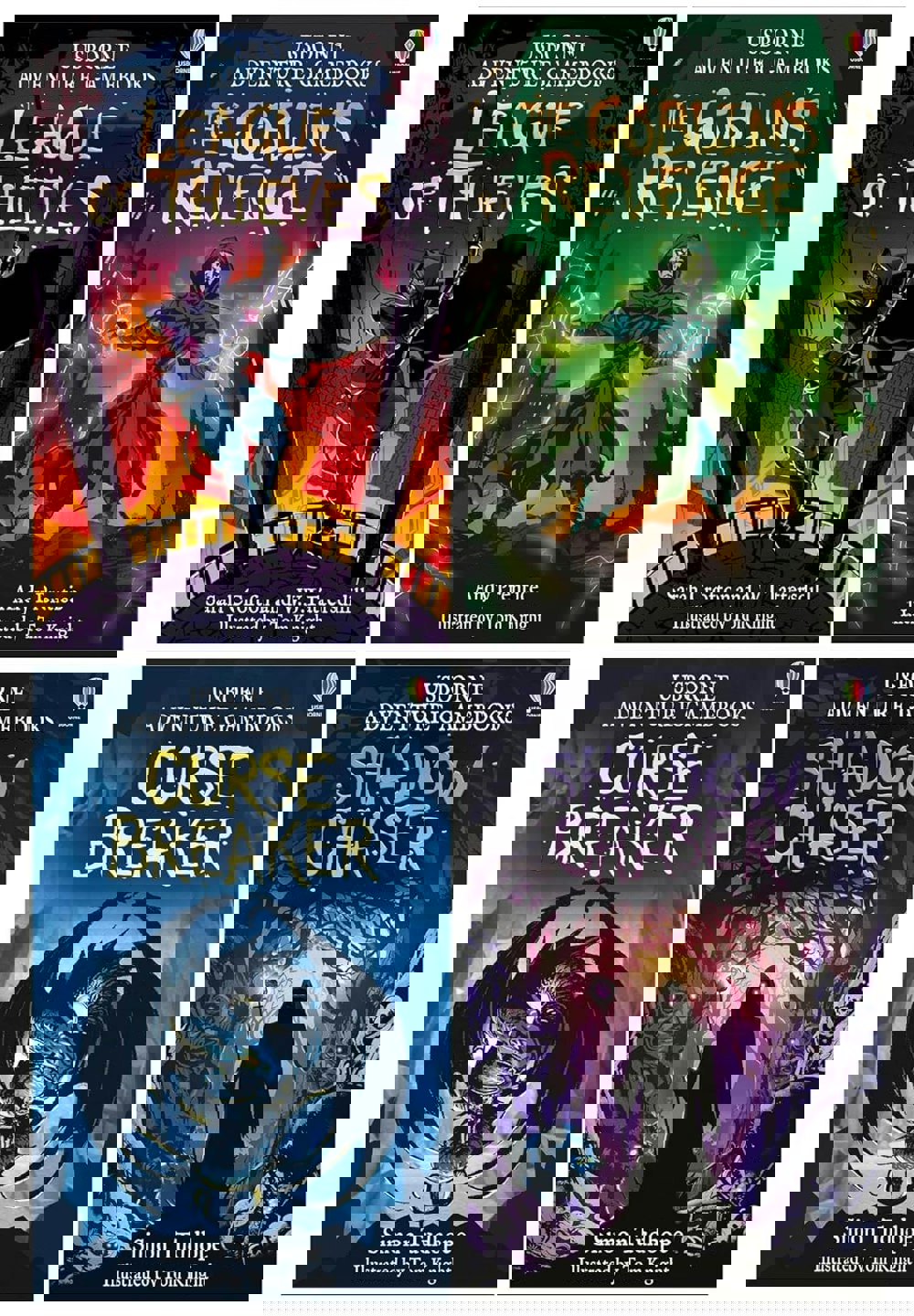 Adventure Gamebooks Series 4 Book Set (Shadow Chaser, Curse Breaker, The Goblin's Revenge & More)