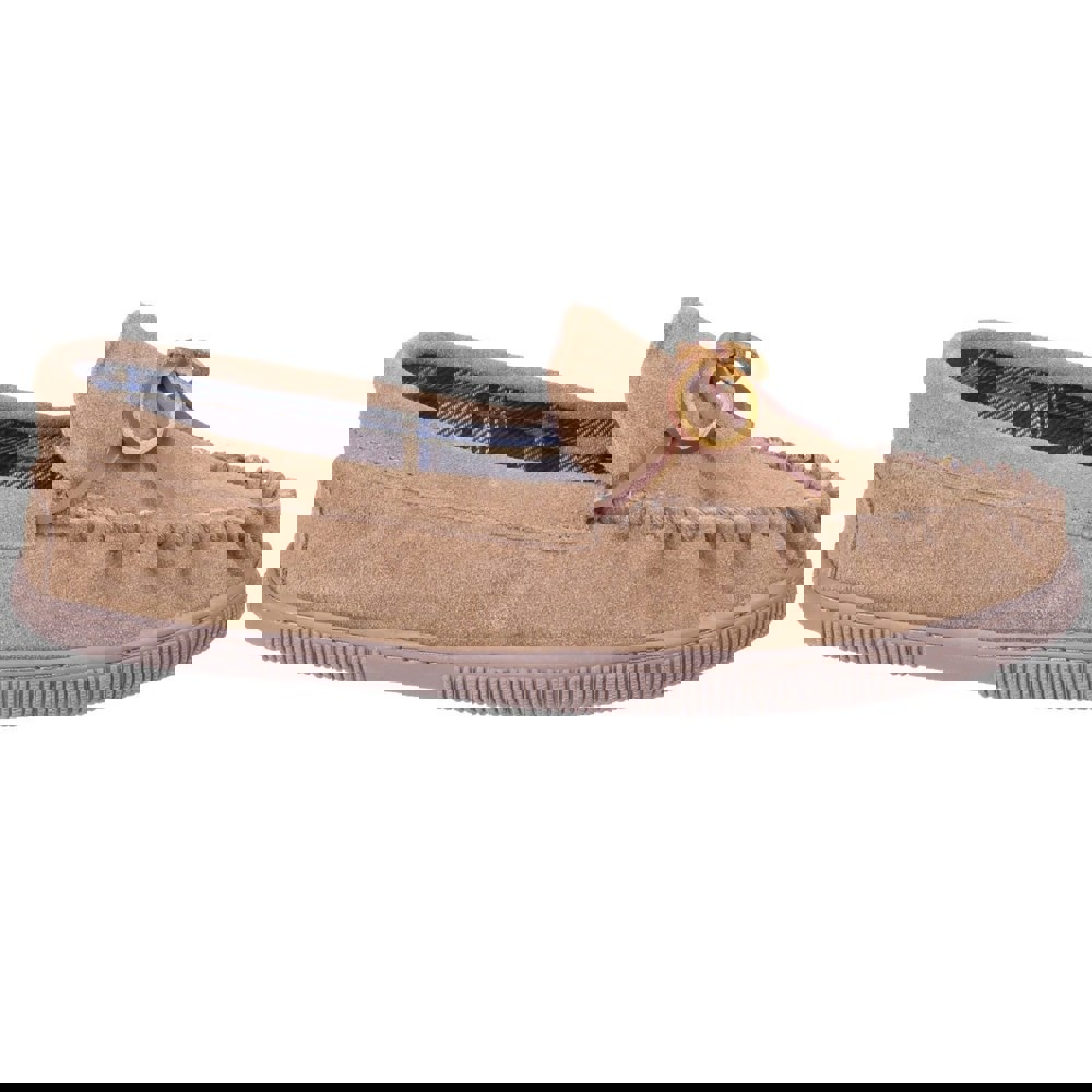 Cotswold Suede Alberta Slipper / Mens Slippers - Beige