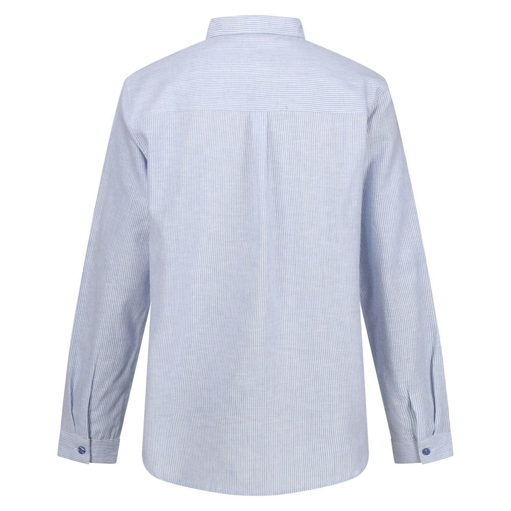 Regatta Womens/Ladies Primevere Striped Shirt - Hydrangea Blue