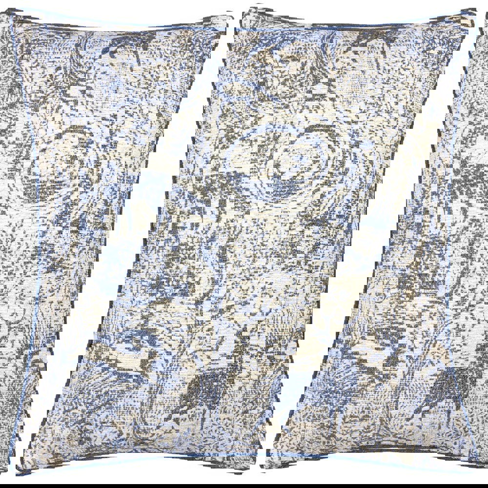 Furn Winter Woods Chenille Animals Cushion Cover - Midnight
