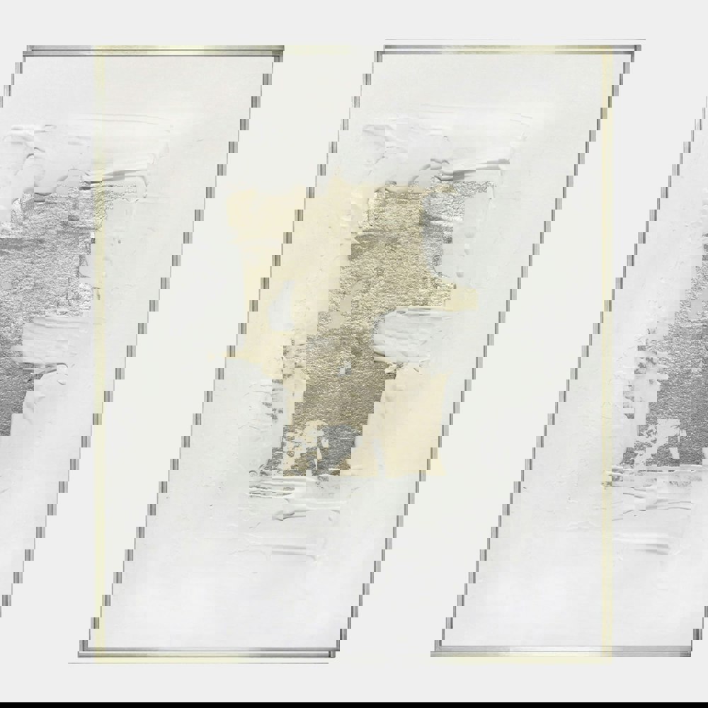 Quintessa Art Lukea: A stunning contemporary art piece for luxury home decor. Hand-painted with metallic highlights.